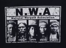Load image into Gallery viewer, new n w a national warpath association silkscreen t-shirt available from small-3xl women unisex mexican style men indain apparel adult shirts tops
