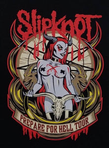 new slipknot prepare for hell tour unisex silkscreen heavy metal t-shirt available in small-3xl women unisex rock music men apparel adult shirts tops