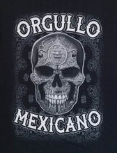 Load image into Gallery viewer, new orgullo mexicano mens silkscreen-t shirt available from small-3xl women unisex mexican style men apparel adult shirts tops
