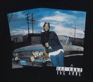 new ice cube with 1964 impala unisex silkscreen t-shirt available from small-3xl women men rap music hip hop movie apparel adult shirts tops