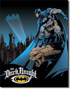 new batman the dark knight vintage dc comics metal sign 12.5width x 16height cartoon decor
