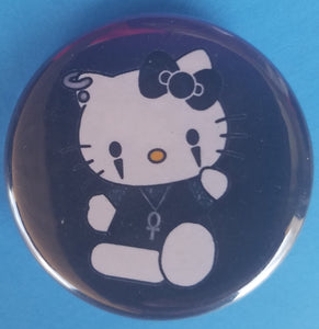 new hello kitty button set of 3 fashion buttons are 1.25 inches in size Set Includes Hello Kitty Emo Hello Kitty Face Hello Kitty Zombie tv skeleton girl collection cartoon pinback
