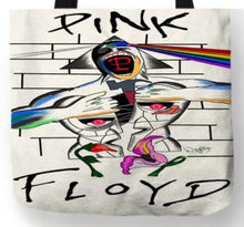 Load image into Gallery viewer, new pink floyd the wall multi heads canvas tote bags image is printed on both sides women unisex the wall music men classic rock apparel handbags
