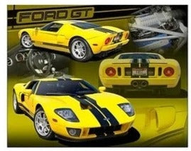 New Ford GT First Generation Man Cave Wall Décor Metal Sign 15 Width x 12 Height v8 ford transportation ford mustang motors co cars auto novelty