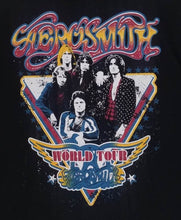 Load image into Gallery viewer, New Aerosmith World Tour Unisex Silkscreen T-Shirt. Available From Small-2XL hard rock classic rock apparel music
