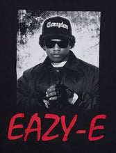 Load image into Gallery viewer, new eazy-e with red letters unisex silkscreen t-shirt available from small-3xl women unisex rap music nwa hip hop music movie men apparel adult shirts tops
