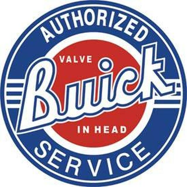 new authorized buick service round 12 metal sign general motors auto transportation wall decor embossed aluminum sign novelty