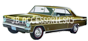 new chevy nova 1967 die cut signs size 24 wide x 10 height wall decor man cave transportation general motors novelty chevrolet auto aluminum
