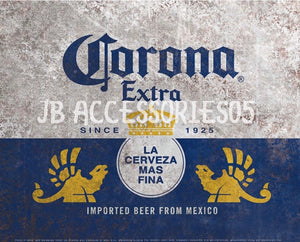 new corona extra wall bar man cave metal sign 16width x 12.5height beer cerveza alcohol adult vintage novelty decor mexican style