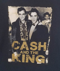 new cash king johnny cash elvis presley unisex silkscreen t-shirt available from small-2xl apparel adult music shirts tops
