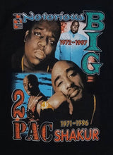 Load image into Gallery viewer, new tupac biggie colored picture unisex silkscreen tshirt available from small-3xl women west coast unisex music men hip hop rap east coast apparel adult shirts tops 2pac
