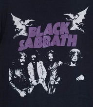 Load image into Gallery viewer, new black sabbath with ozzy osbourne unisex silkscreen band t-shirt available from small-3xl shirts tops classic rock rock hard apparel music adult

