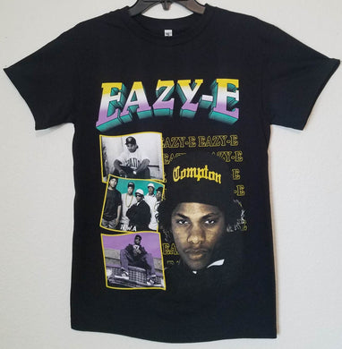 new eazy-e colored pictures mens silkscreen t-shirt available from small 3xl women unisex rap hip hop music men nwa apparel adult shirt tops